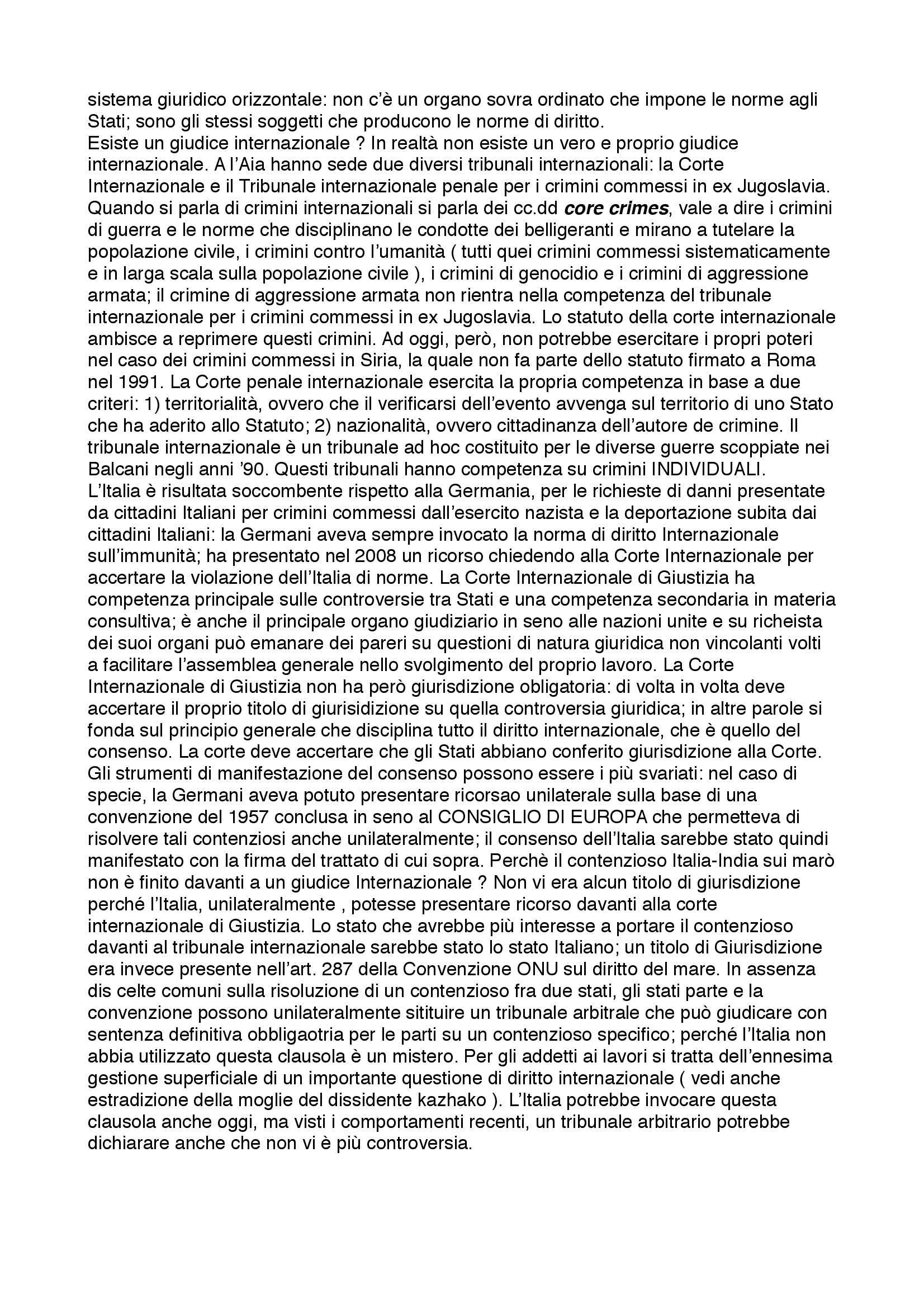 Diritto internazionale - Appunti Pag. 2