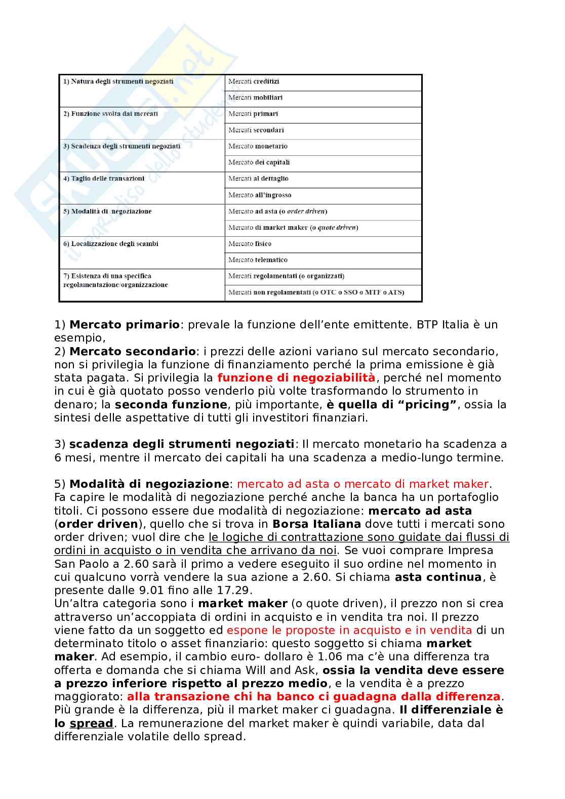 Appunti lezione Economia e gestione della banca  Pag. 11