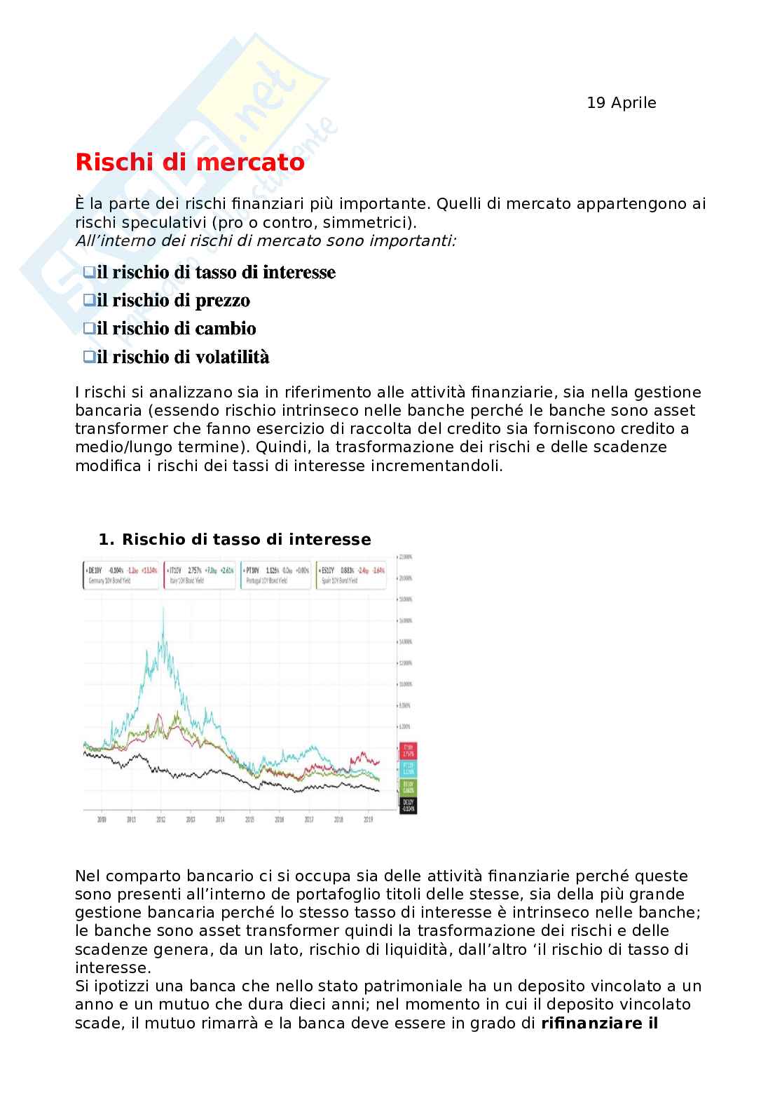 Appunti lezione Economia e gestione della banca  Pag. 46