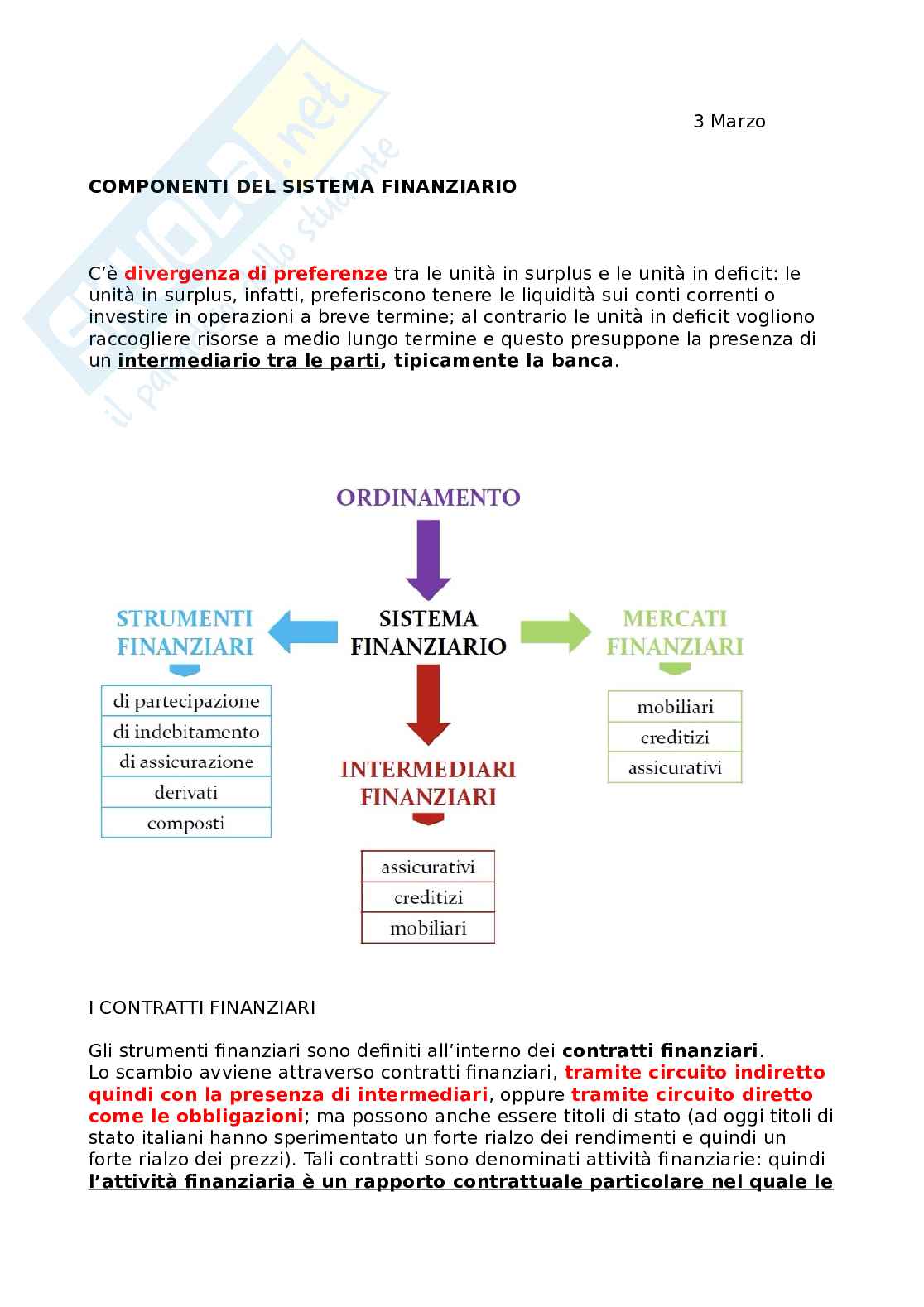 Appunti lezione Economia e gestione della banca  Pag. 6