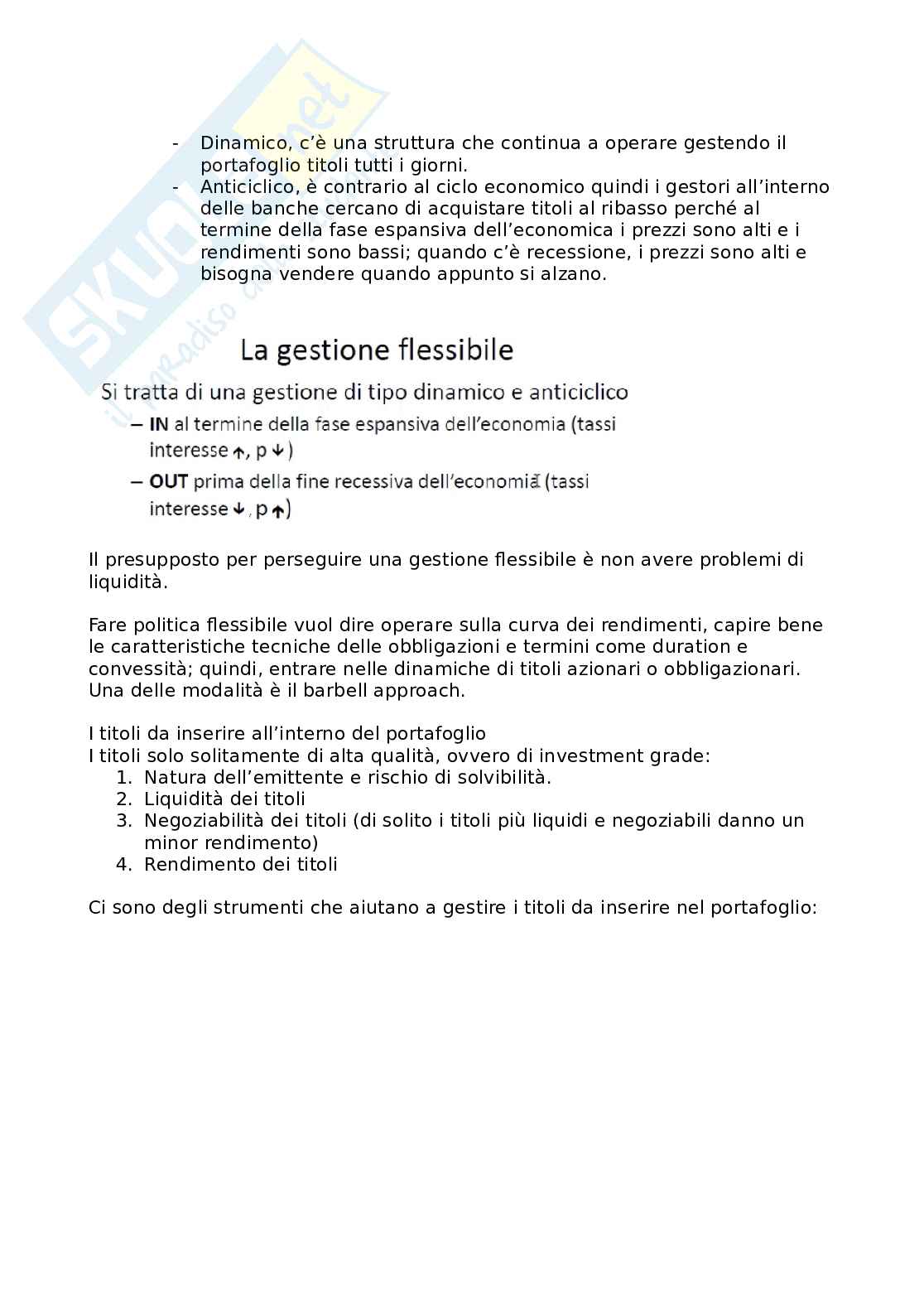 Appunti lezione Economia e gestione della banca  Pag. 76