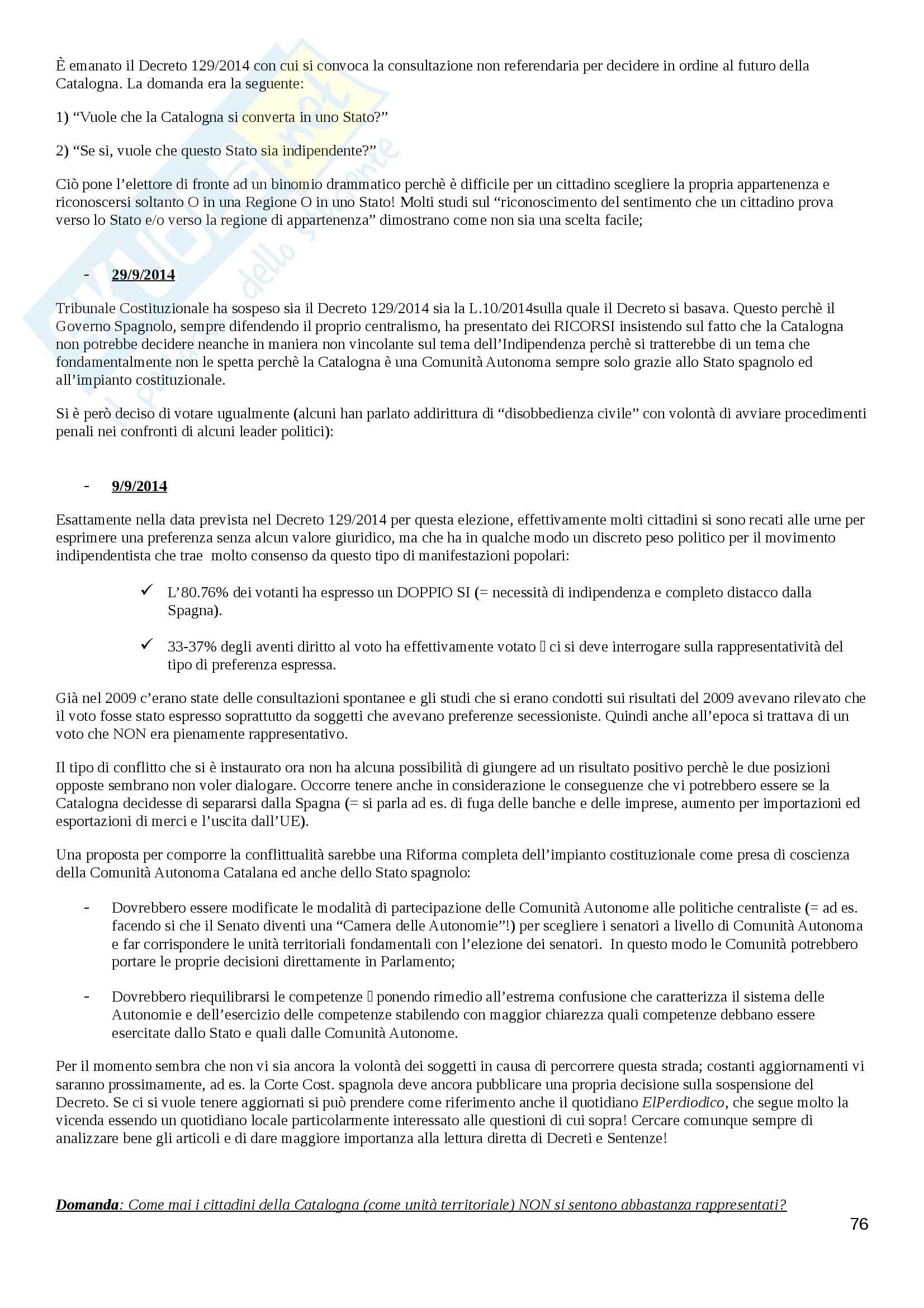 Lezioni, Diritto costituzionale comparato Pag. 76
