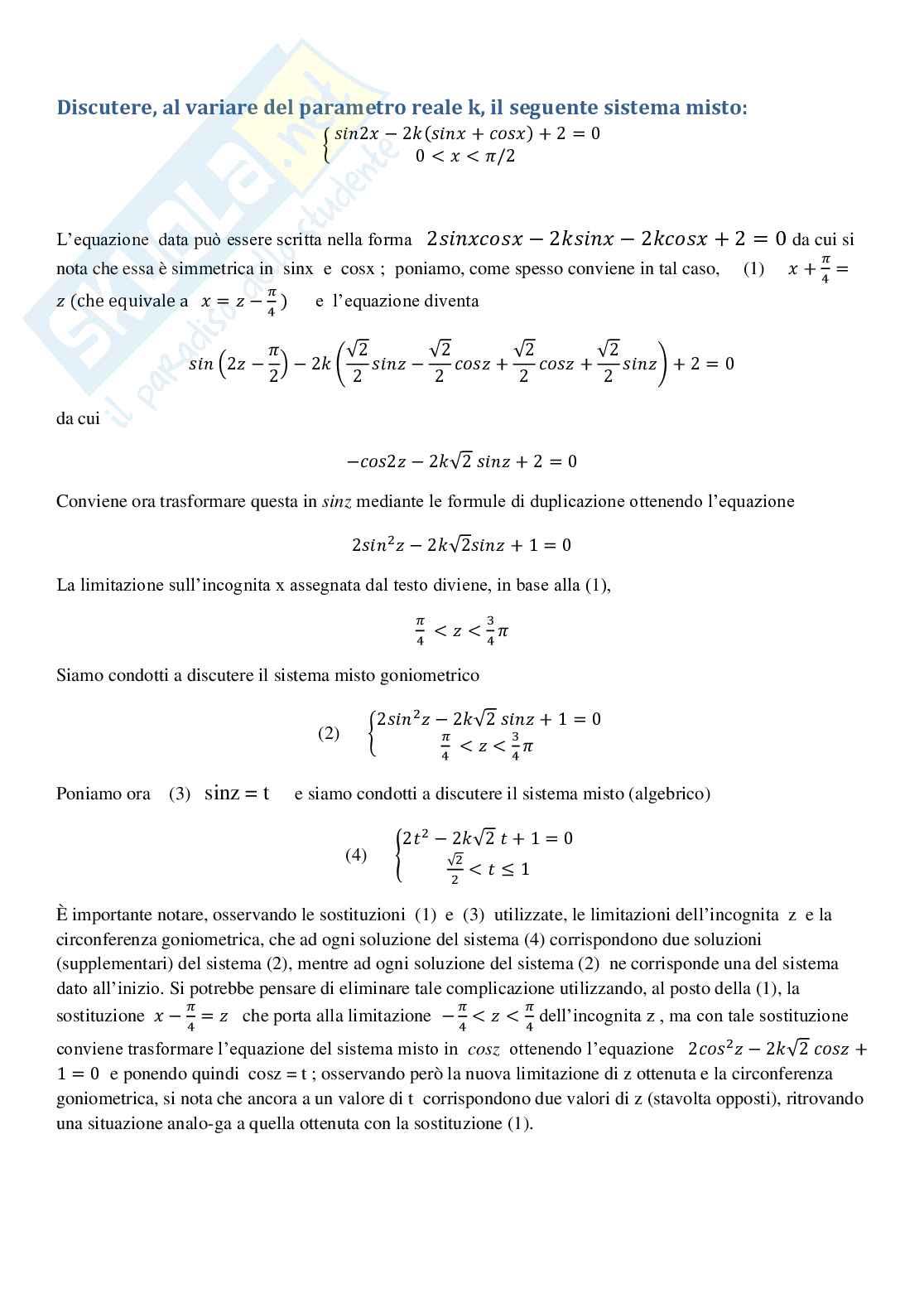 Sistema goniometrico misto Pag. 1