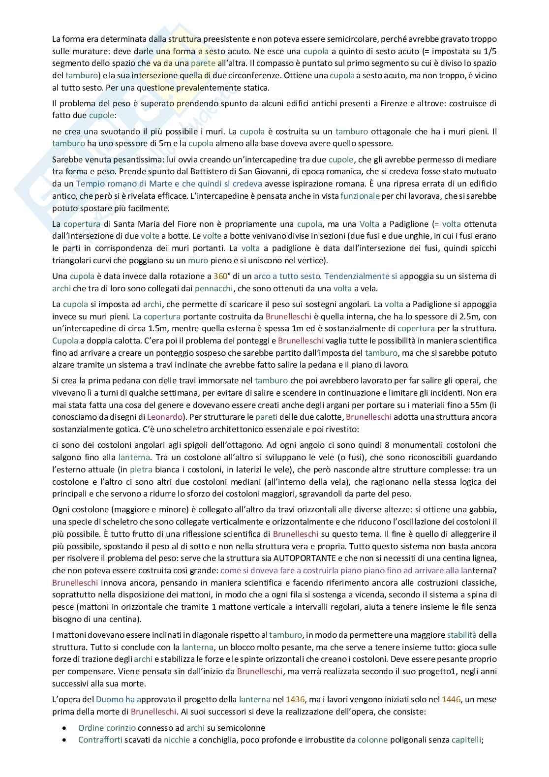 Architettura del Quattrocento: appunti di Elementi di architettura e urbanistica Pag. 2
