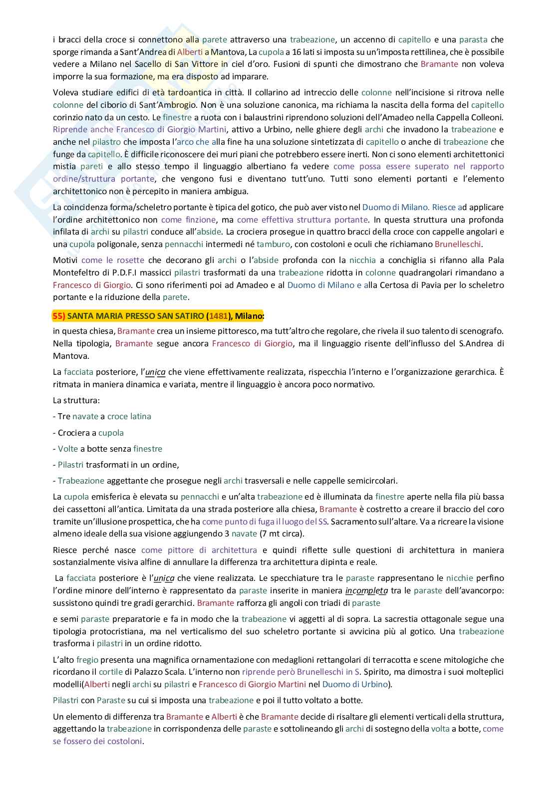 Architettura del Quattrocento: appunti di Elementi di architettura e urbanistica Pag. 36