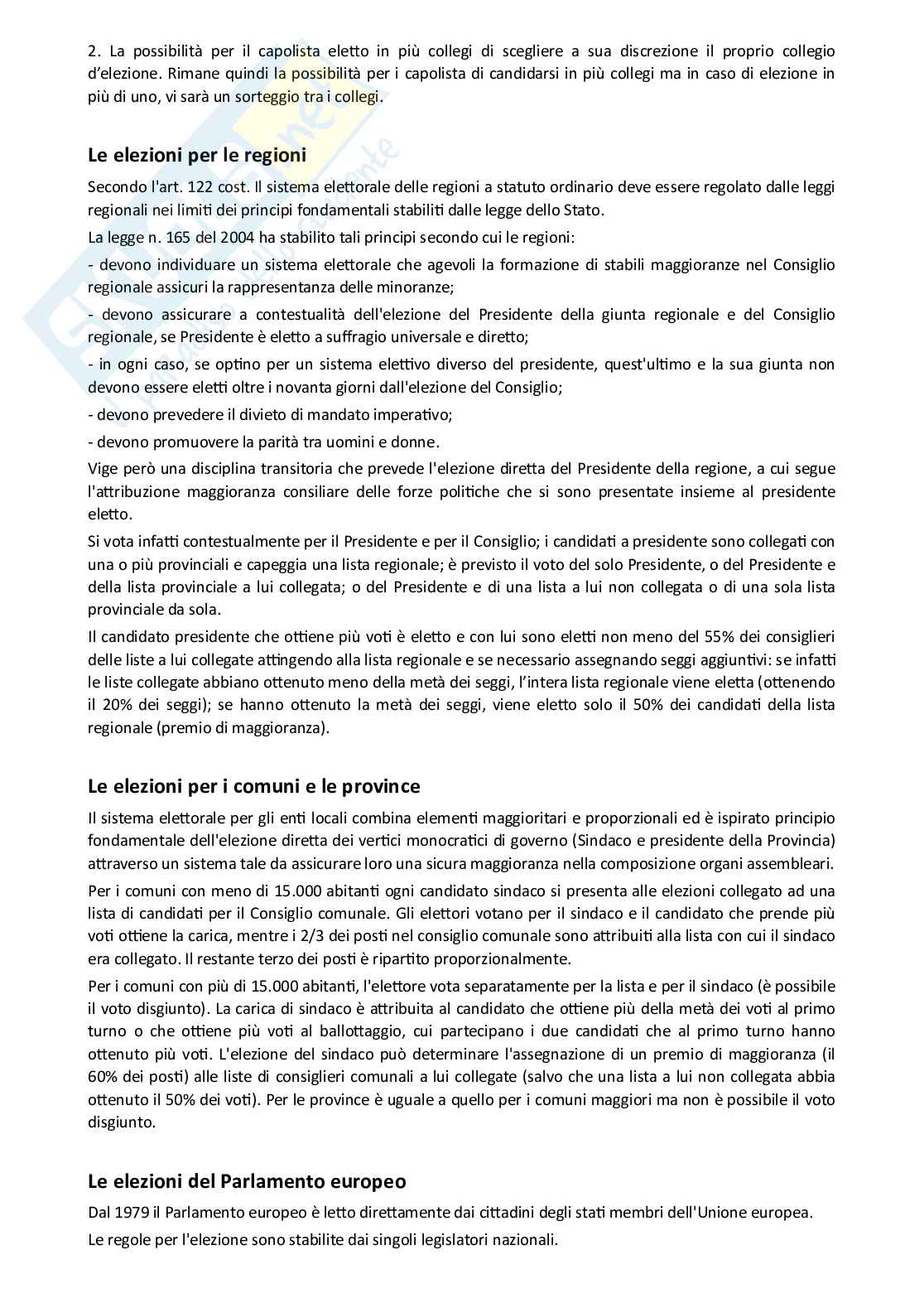 Riassunto esame Istituzioni di diritto pubblico, Prof. Salvato Alessandra, libro consigliato Manuale di diritto pubblico , Cassese Pag. 41