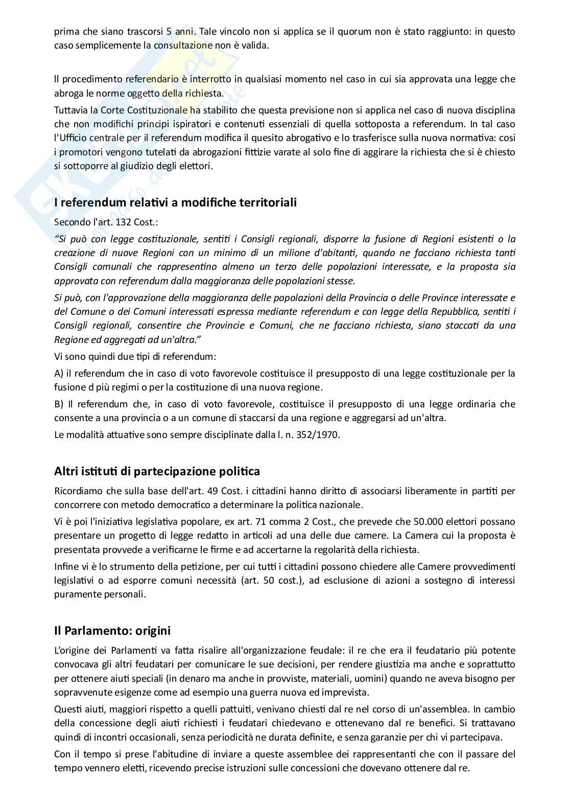 Riassunto esame Istituzioni di diritto pubblico, Prof. Salvato Alessandra, libro consigliato Manuale di diritto pubblico , Cassese Pag. 46