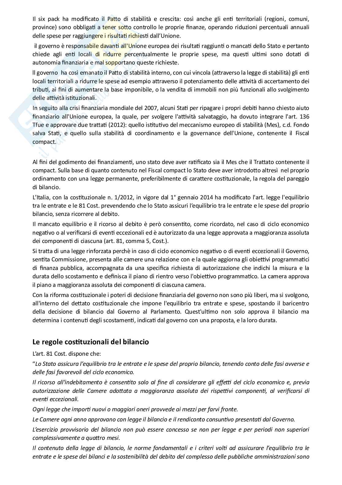 Riassunto esame Istituzioni di diritto pubblico, Prof. Salvato Alessandra, libro consigliato Manuale di diritto pubblico , Cassese Pag. 56