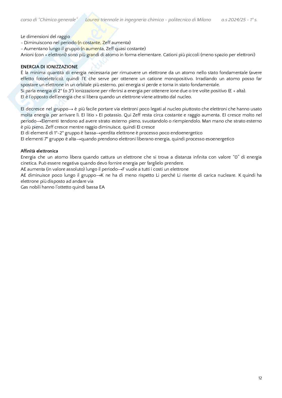 Chimica generale  Pag. 11
