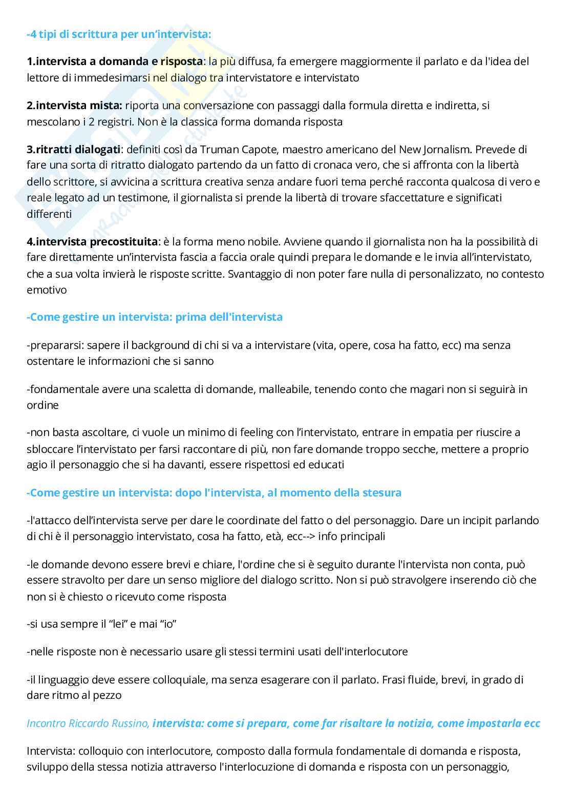 Teorie e tecniche del linguaggio giornalistico primo e secondo semestre Pag. 16