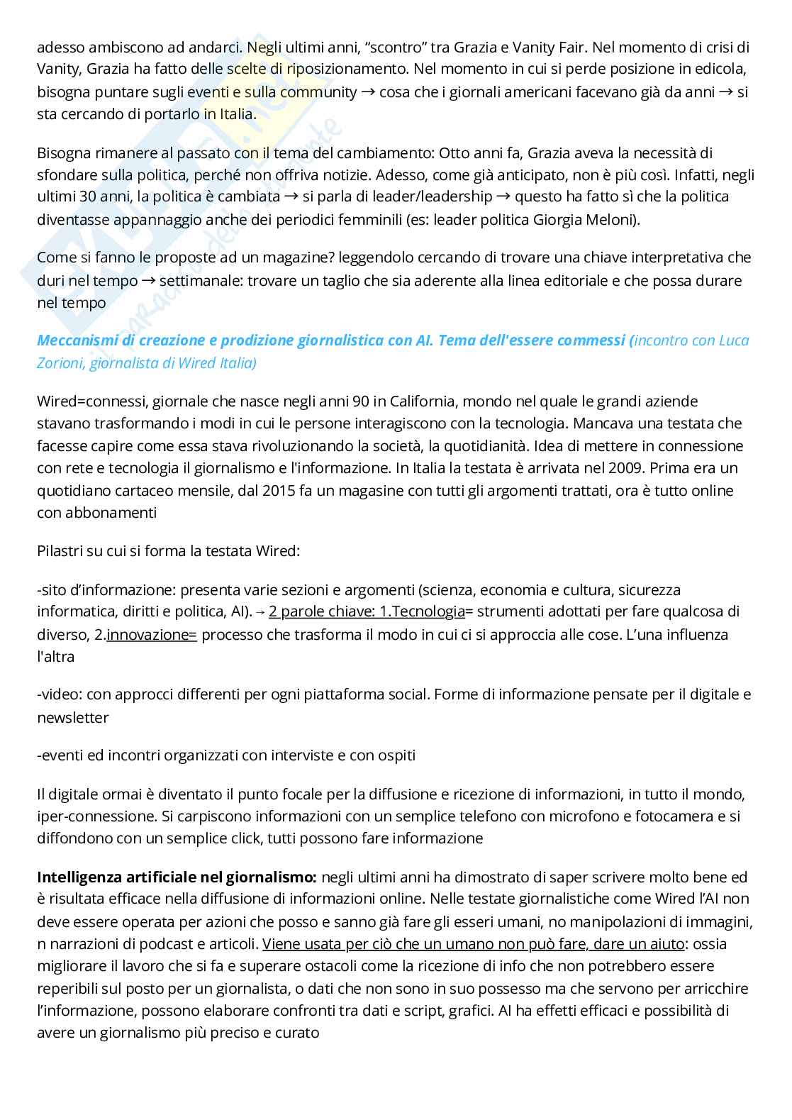 Teorie e tecniche del linguaggio giornalistico primo e secondo semestre Pag. 61