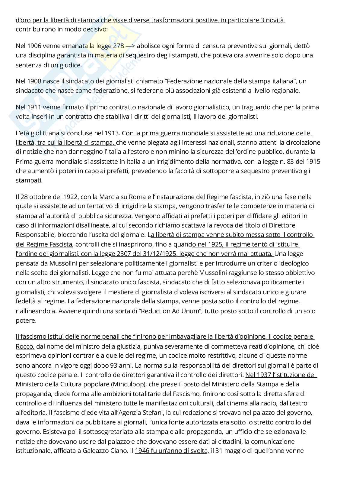 Teorie e tecniche del linguaggio giornalistico primo e secondo semestre Pag. 66