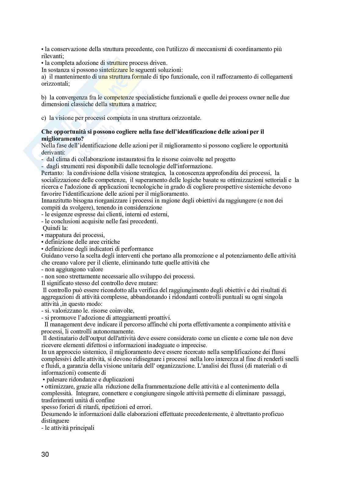 Paniere Progettazione, processi e comportamenti organizzativi - Risposte aperte - aggiornato (2026) Pag. 31
