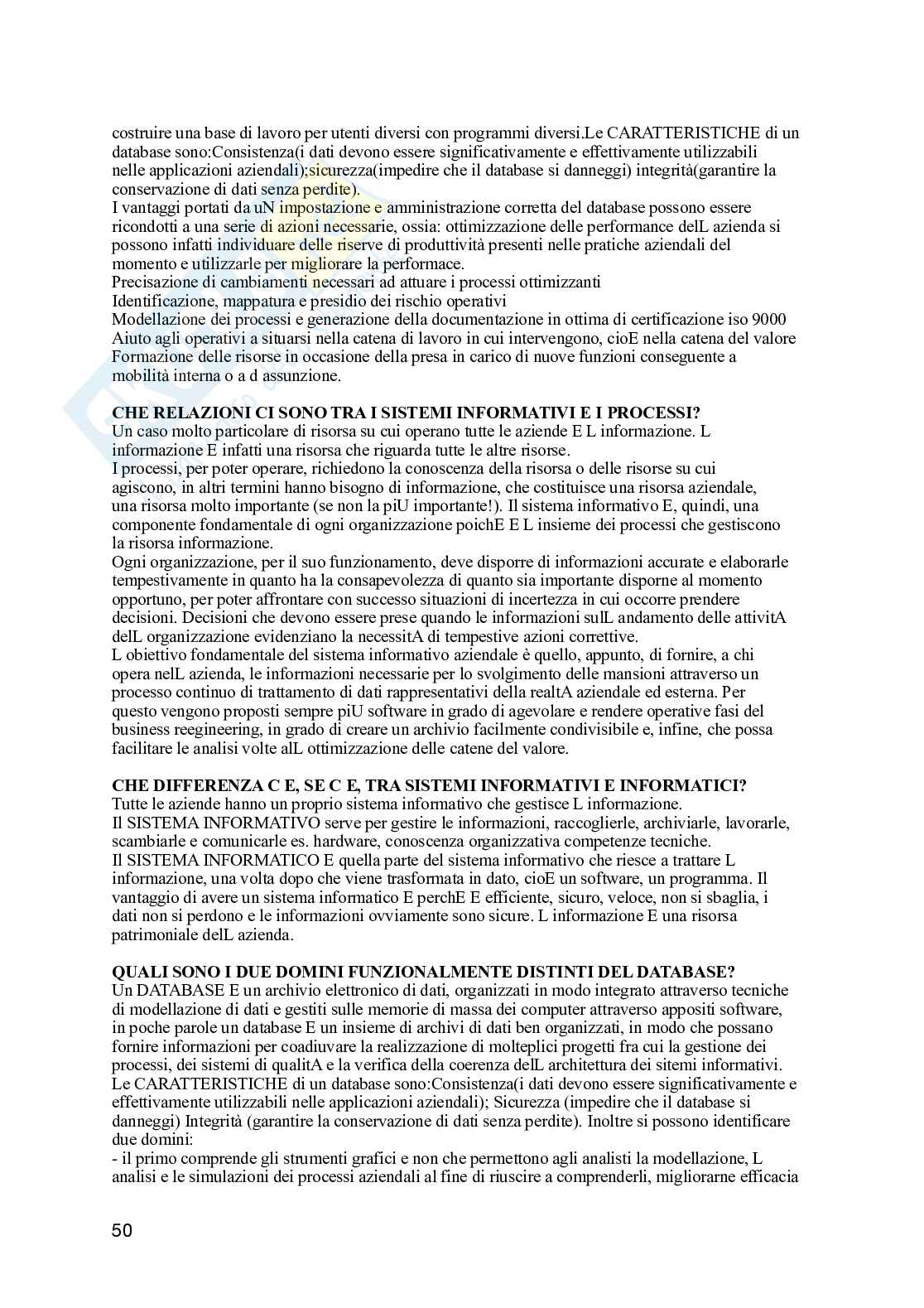 Paniere Progettazione, processi e comportamenti organizzativi - Risposte aperte - aggiornato (2026) Pag. 51