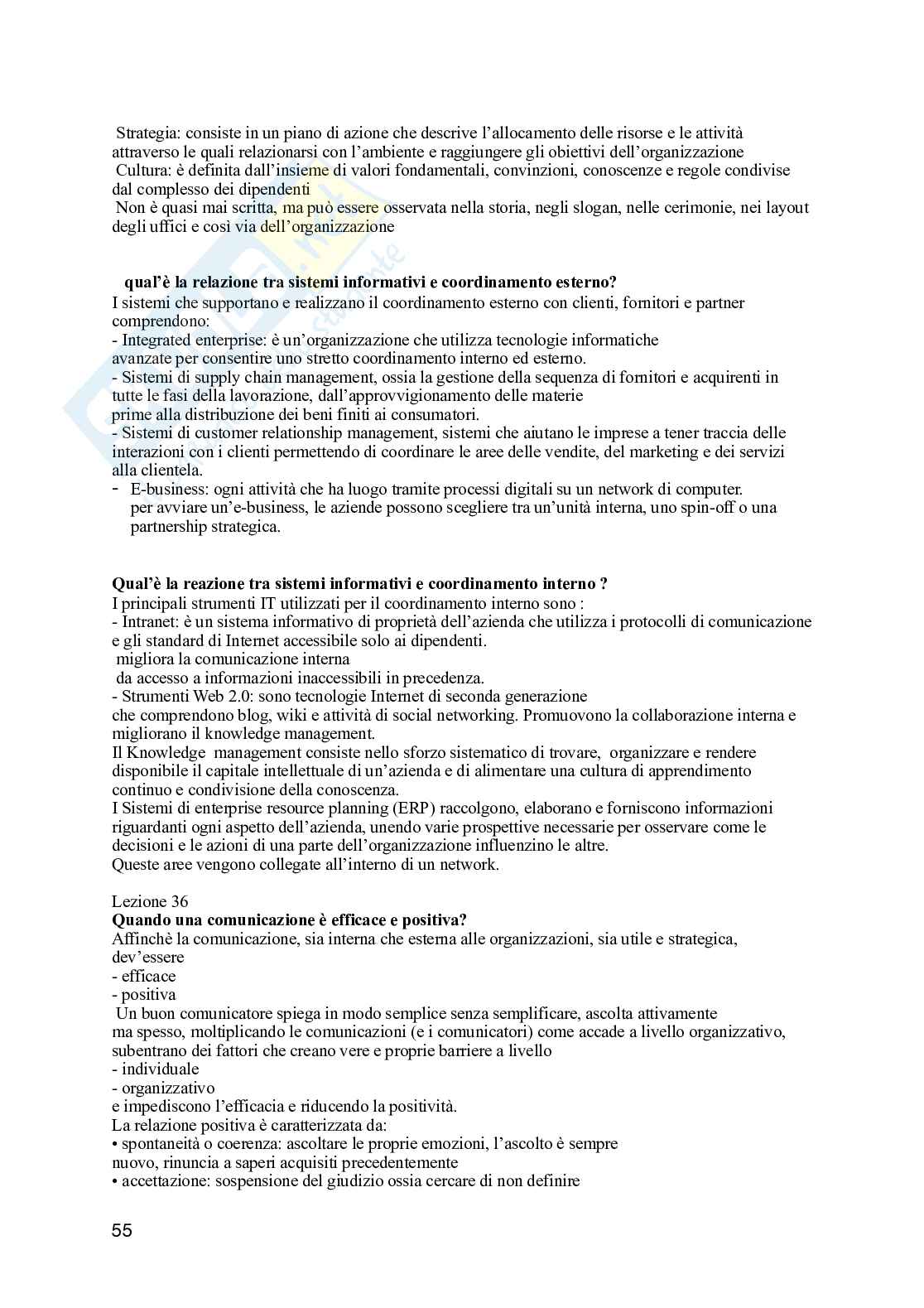 Paniere Progettazione, processi e comportamenti organizzativi - Risposte aperte - aggiornato (2026) Pag. 56