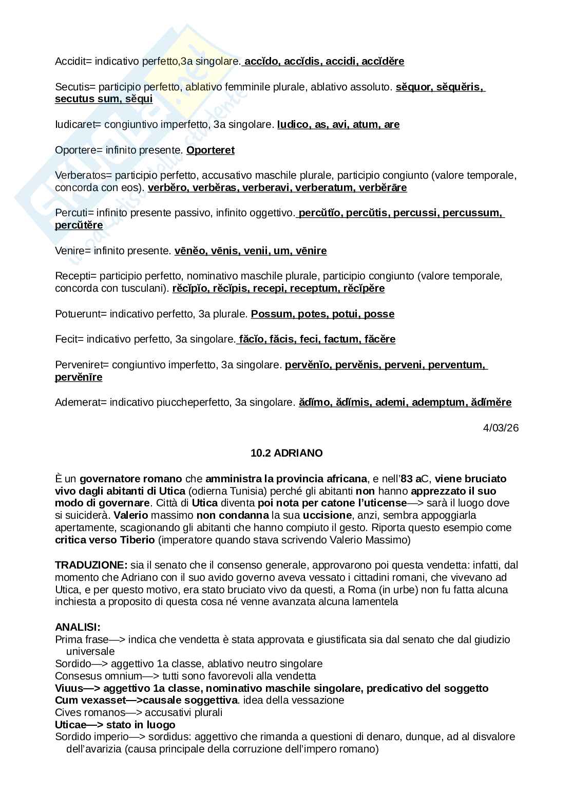 Appunti lingua latina Pag. 26