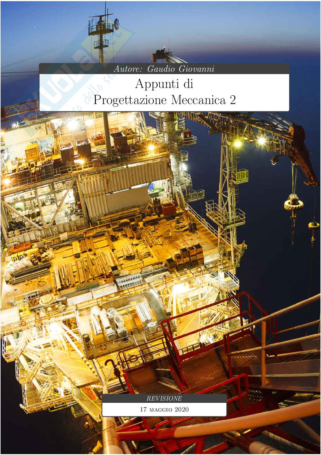 Appunti di Progettazione meccanica 2 Pag. 1