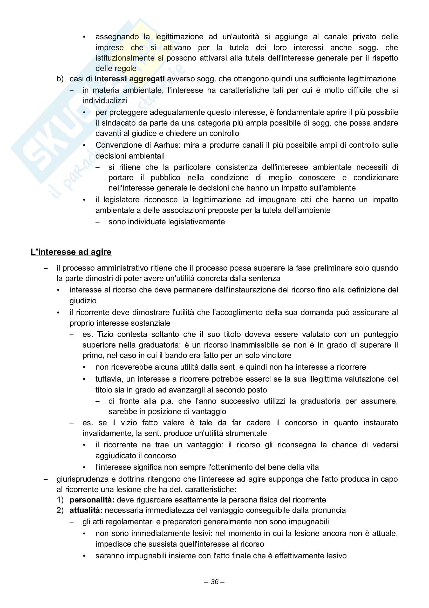 Appunti di Diritto processuale amministrativo Pag. 36