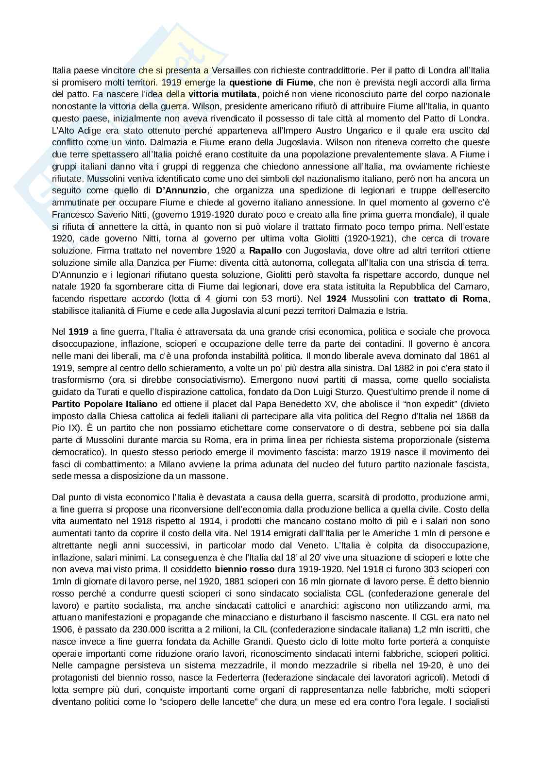 Appunti Storia contemporanea Pag. 11