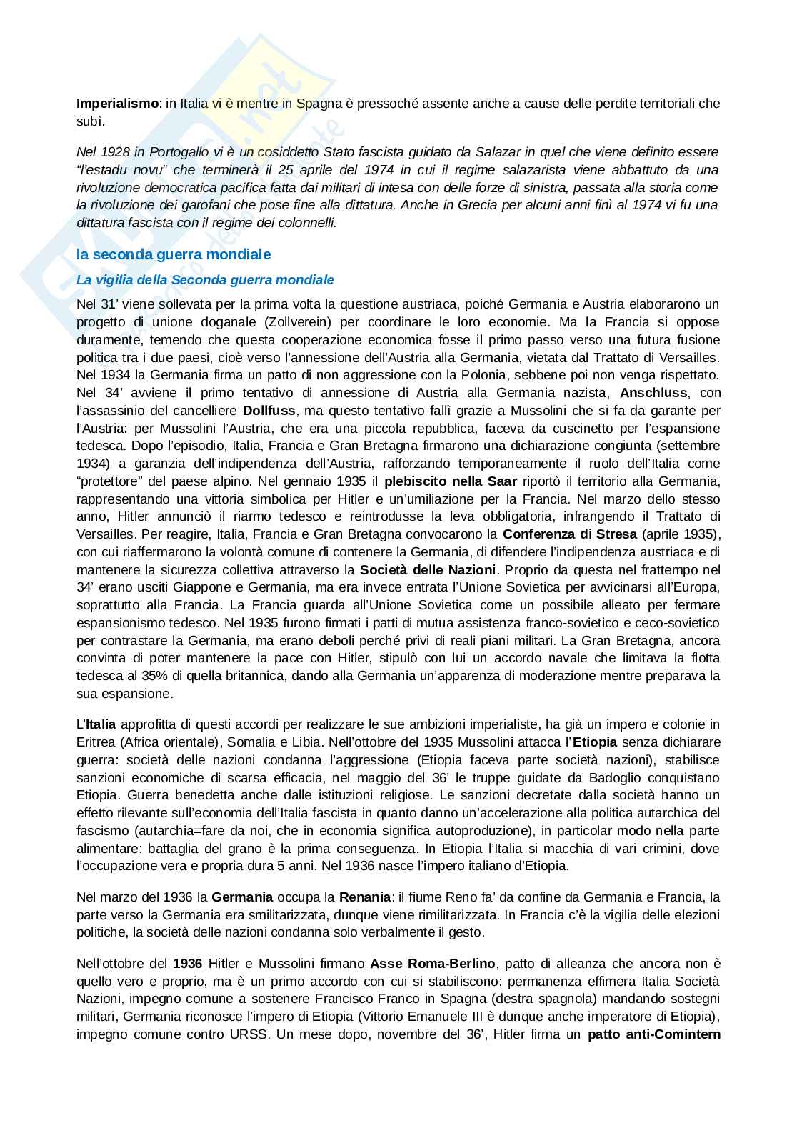 Appunti Storia contemporanea Pag. 26