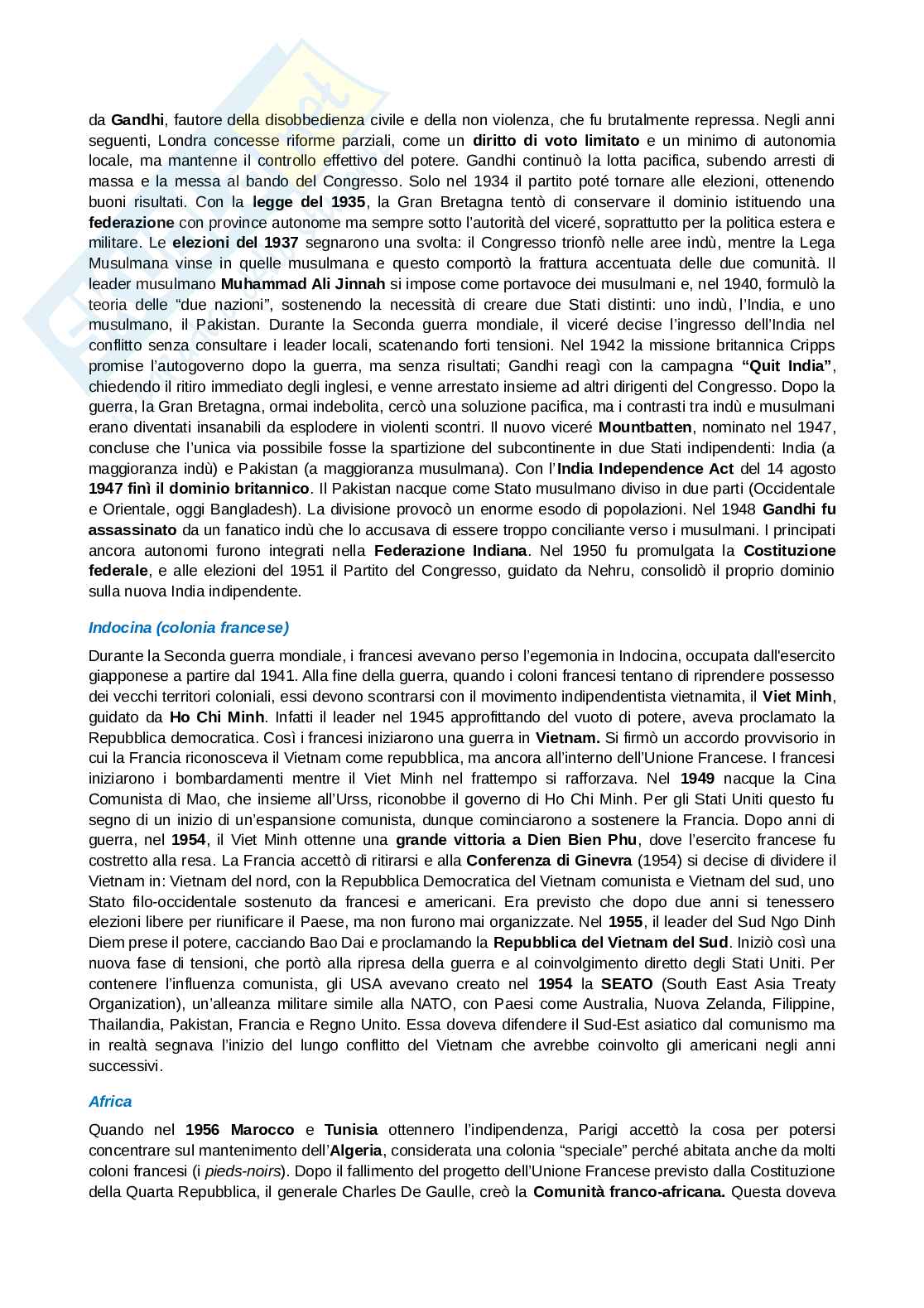 Appunti Storia contemporanea Pag. 41