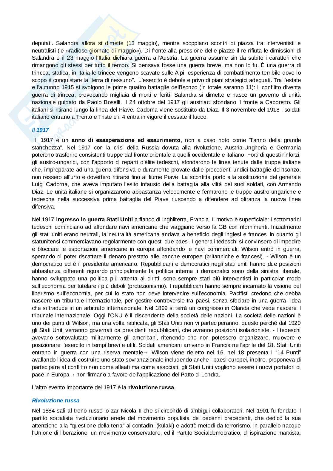 Appunti Storia contemporanea Pag. 6