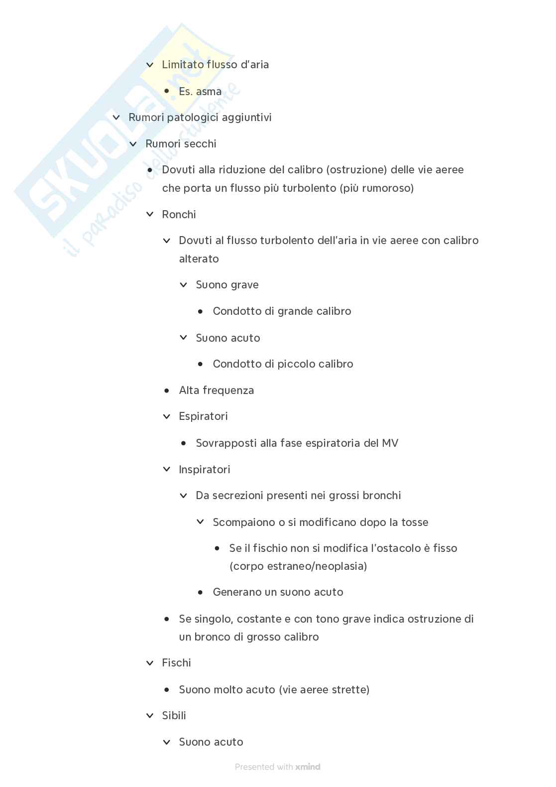 Semeiotica dell'apparato respiratorio Pag. 26