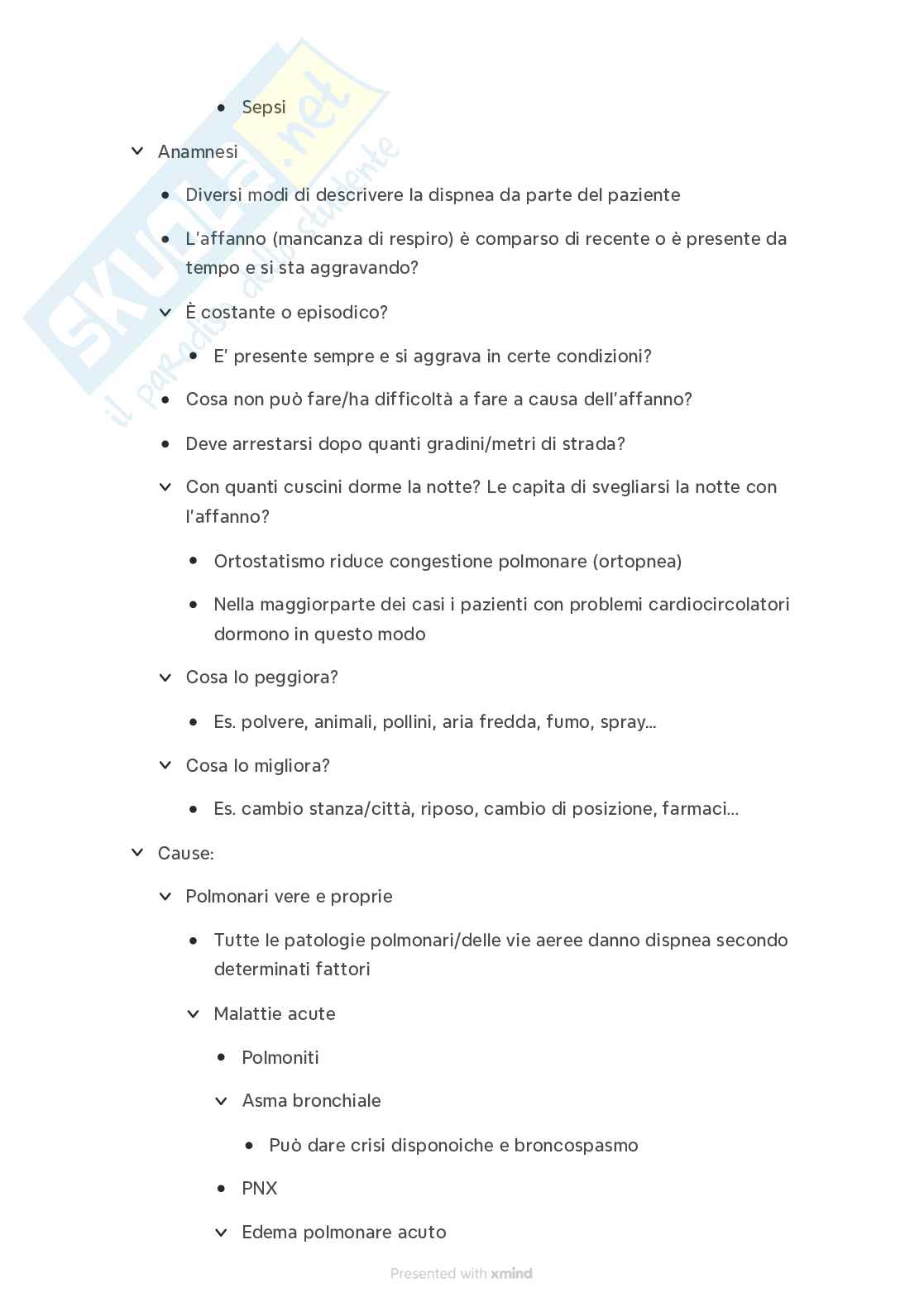 Semeiotica dell'apparato respiratorio Pag. 31