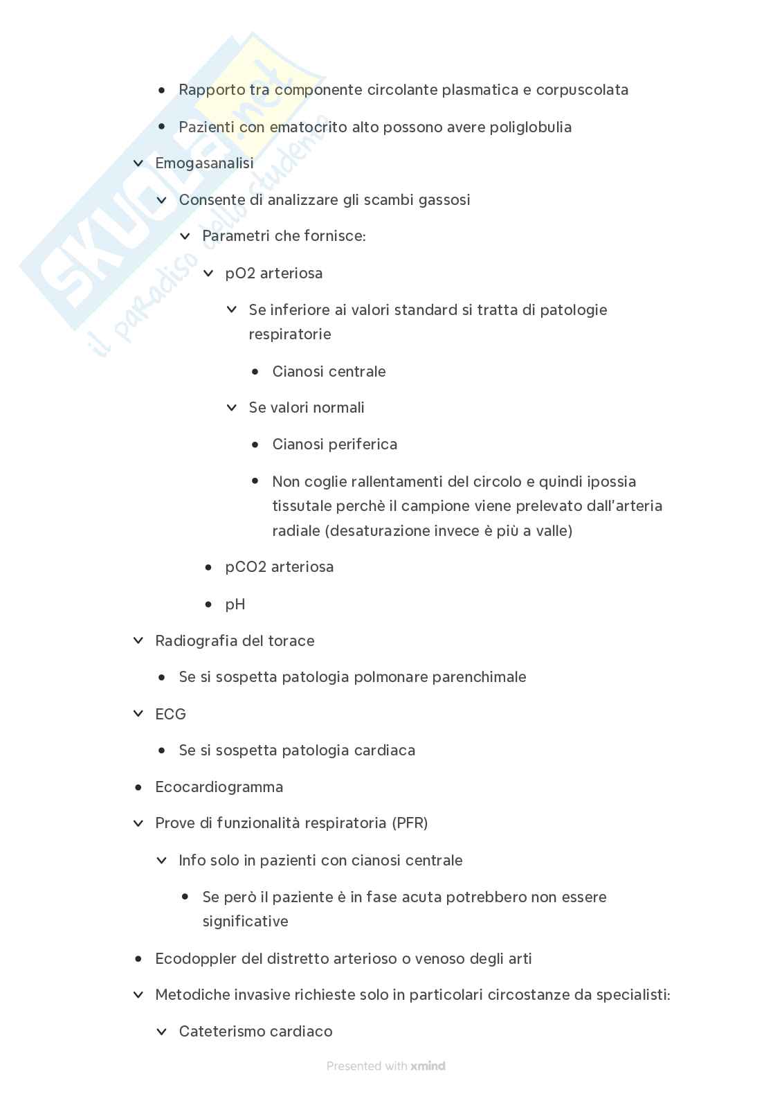 Semeiotica dell'apparato respiratorio Pag. 46