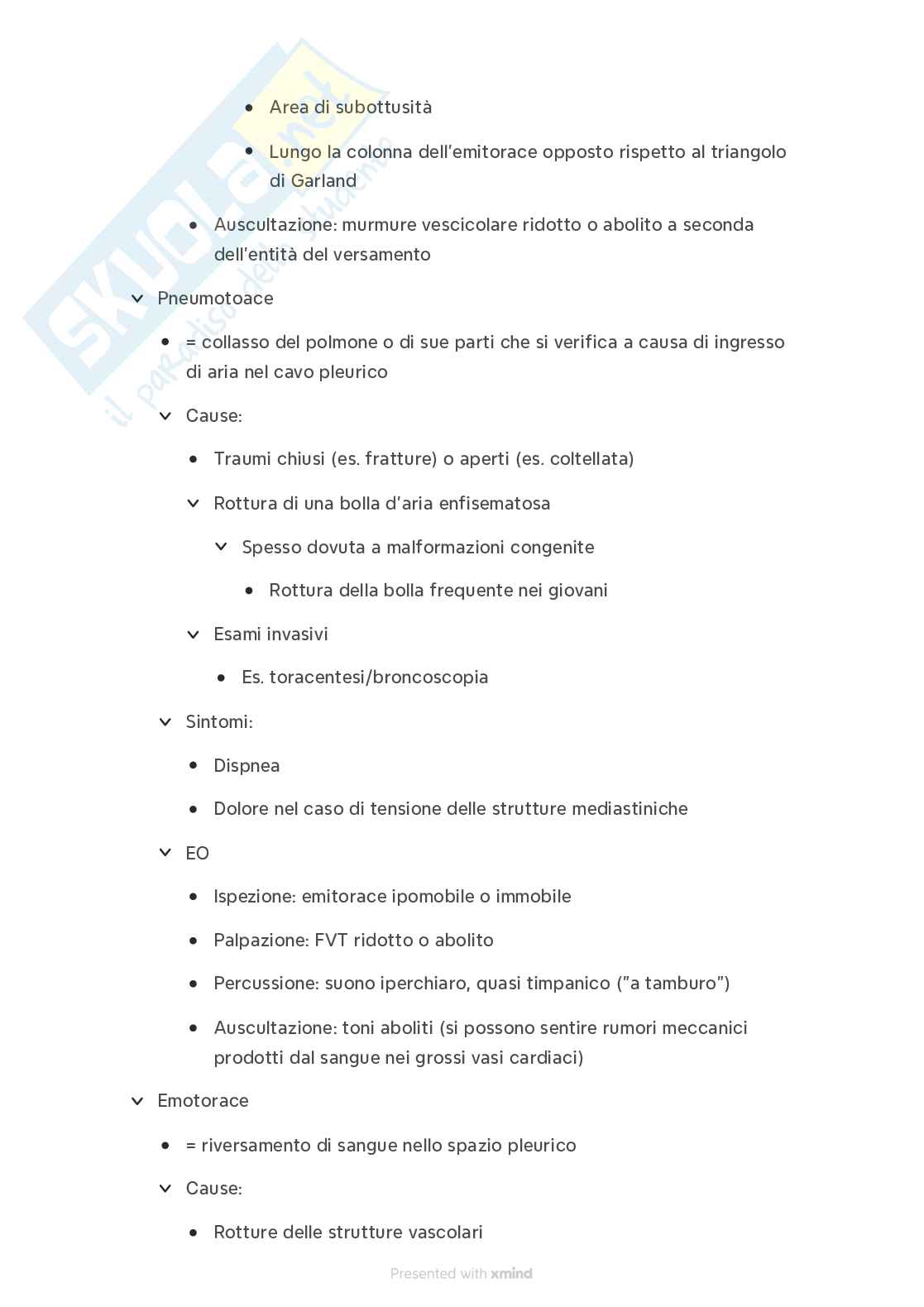 Semeiotica dell'apparato respiratorio Pag. 56
