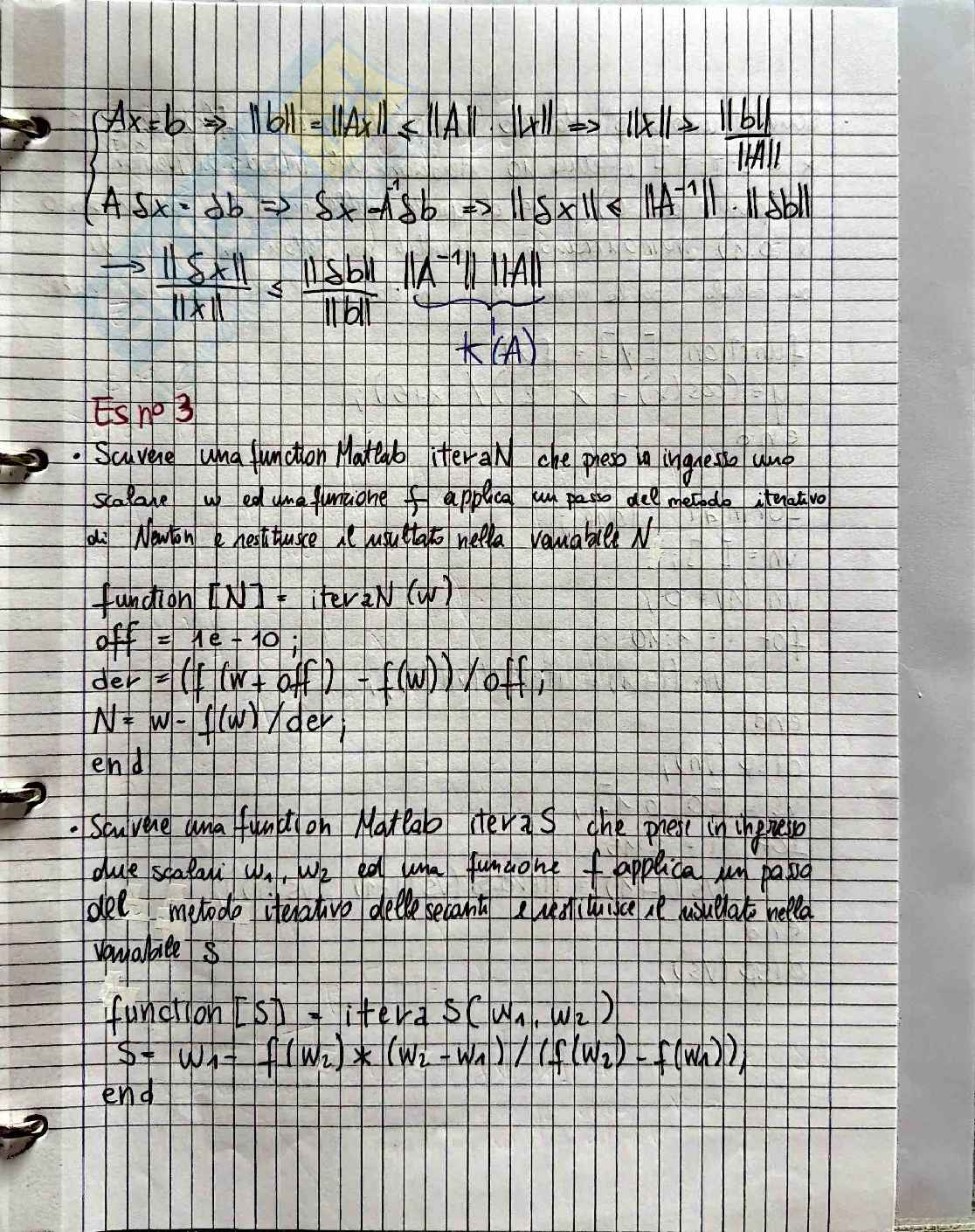 Esame Calcolo numerico 26 Gennaio 2022 Pag. 6