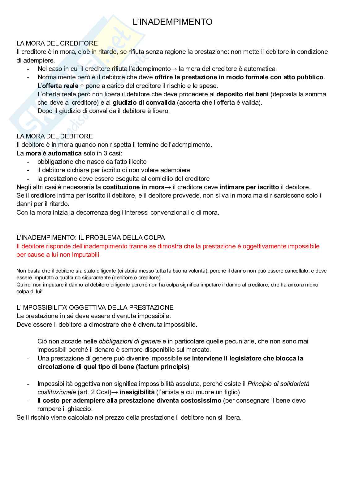 Riassunto esame Diritto privato, Prof. Sicchiero Gianluca, libro consigliato Primo modulo - Diritto privato, a cura di E. Gabrielli, Giappichelli Pag. 46