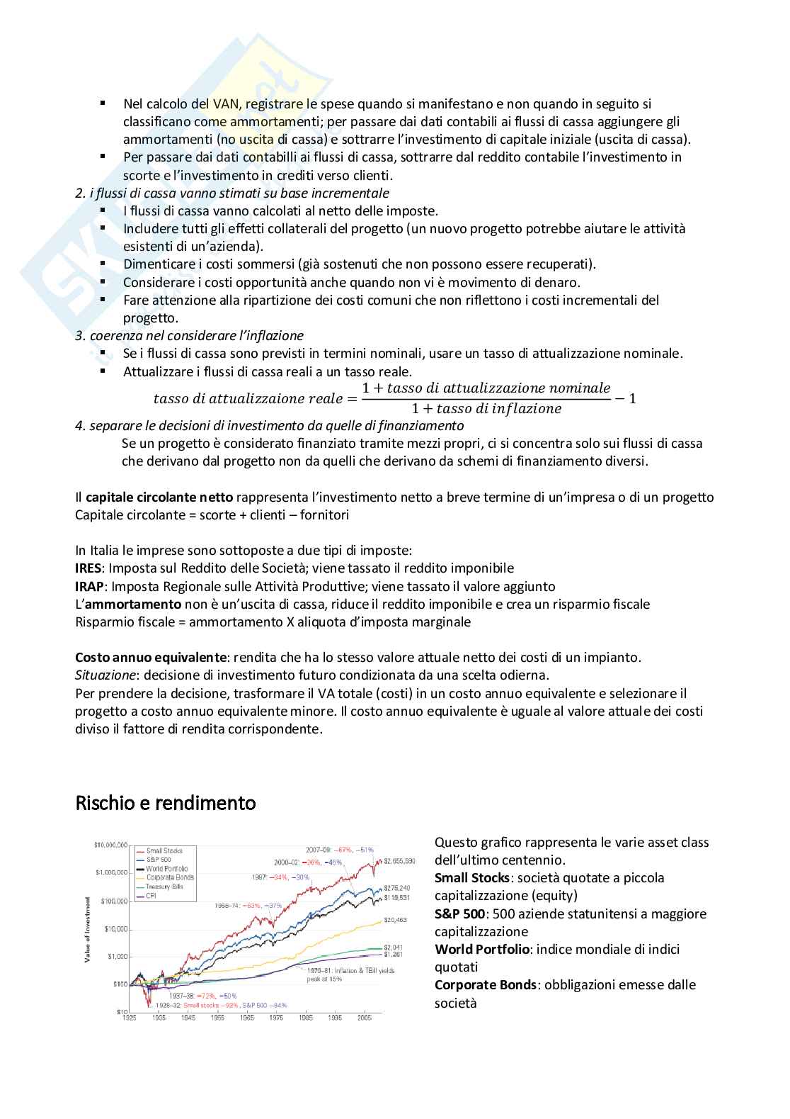 Finanza aziendale Pag. 11