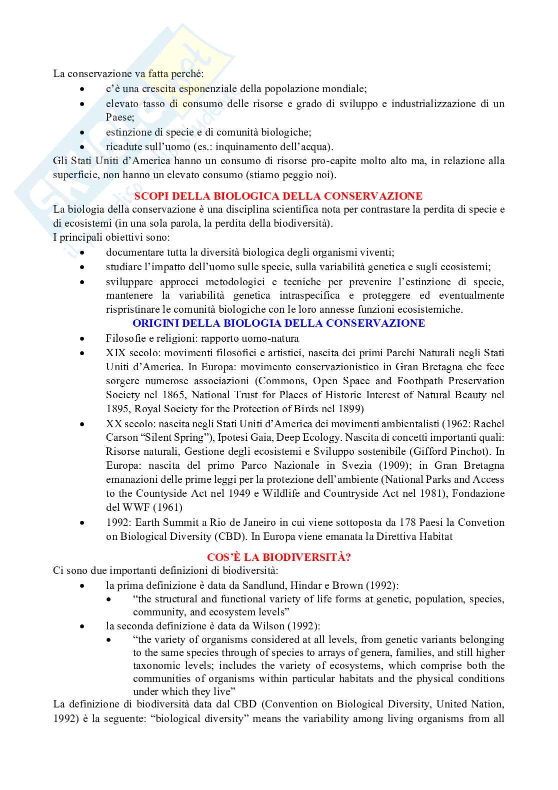 Gestione e tutela della biodiversità e del paesaggio Pag. 1