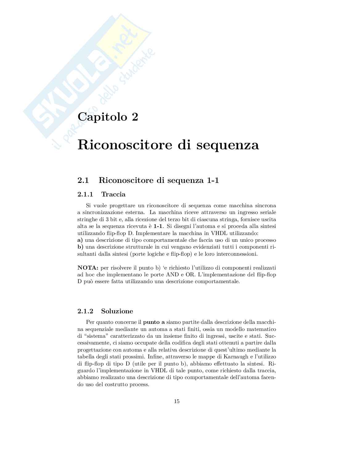 Tesina Architettura dei Sistemi digitali Pag. 16