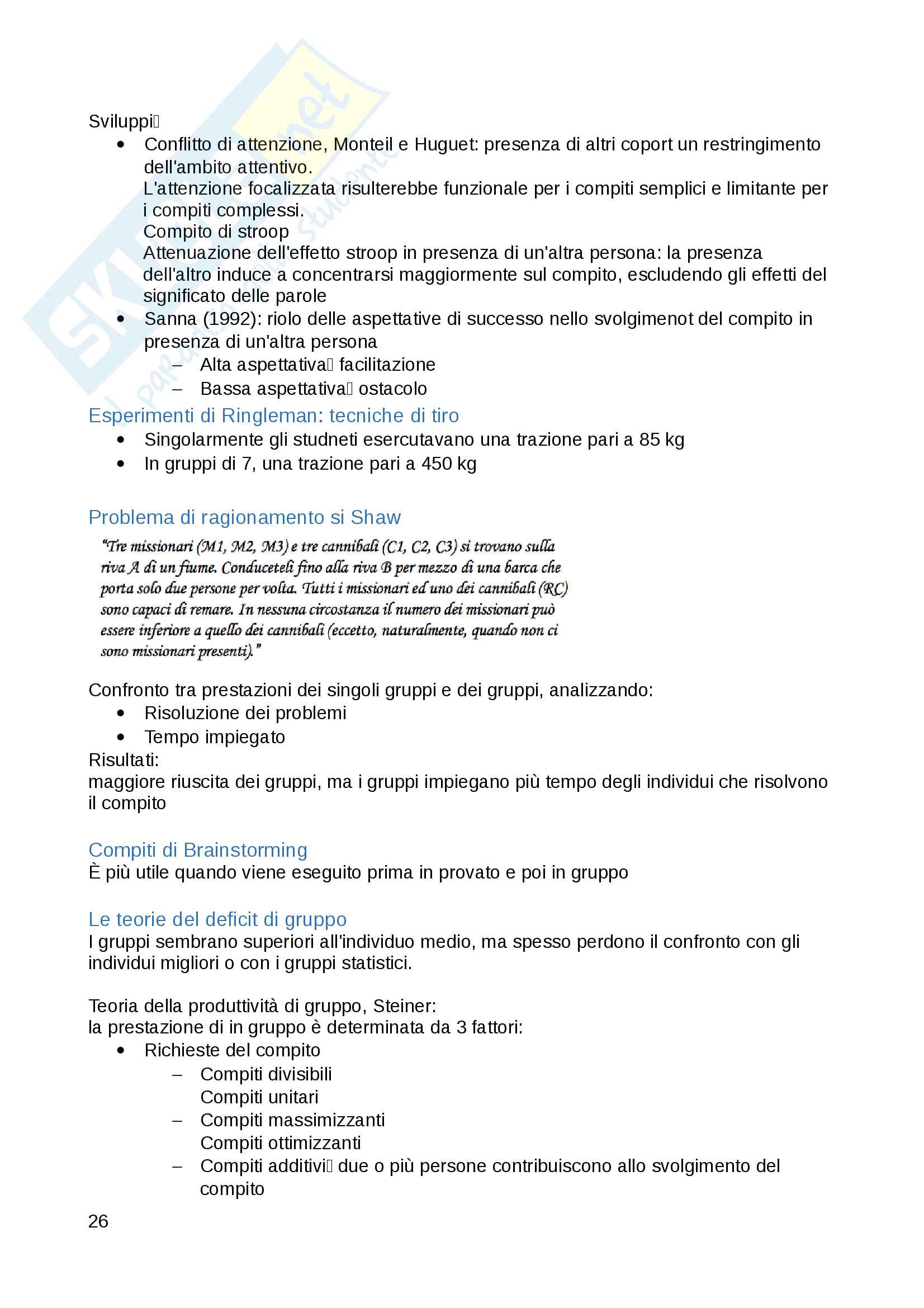 Appunti psicologia delle relazioni di gruppo- secondo modulo Pag. 26