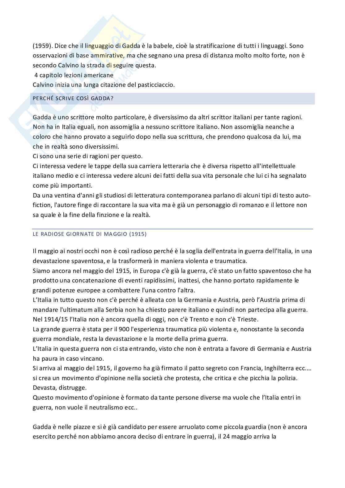Carlo Emilio Gadda Pag. 2