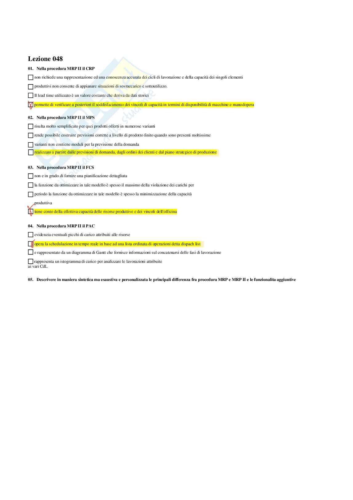 Paniere di Logistica 4.0 (2025) - Risposte multiple Pag. 51