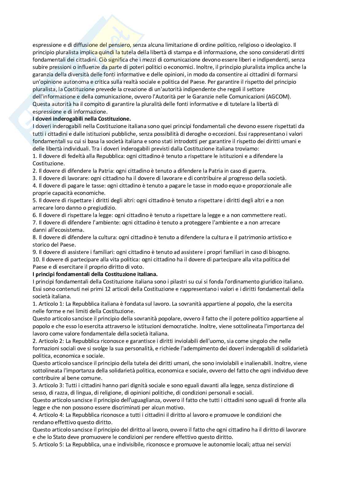 Paniere Diritto dell'informazione e della comunicazione - Risposte aperte - aggiornato (2025) Pag. 11