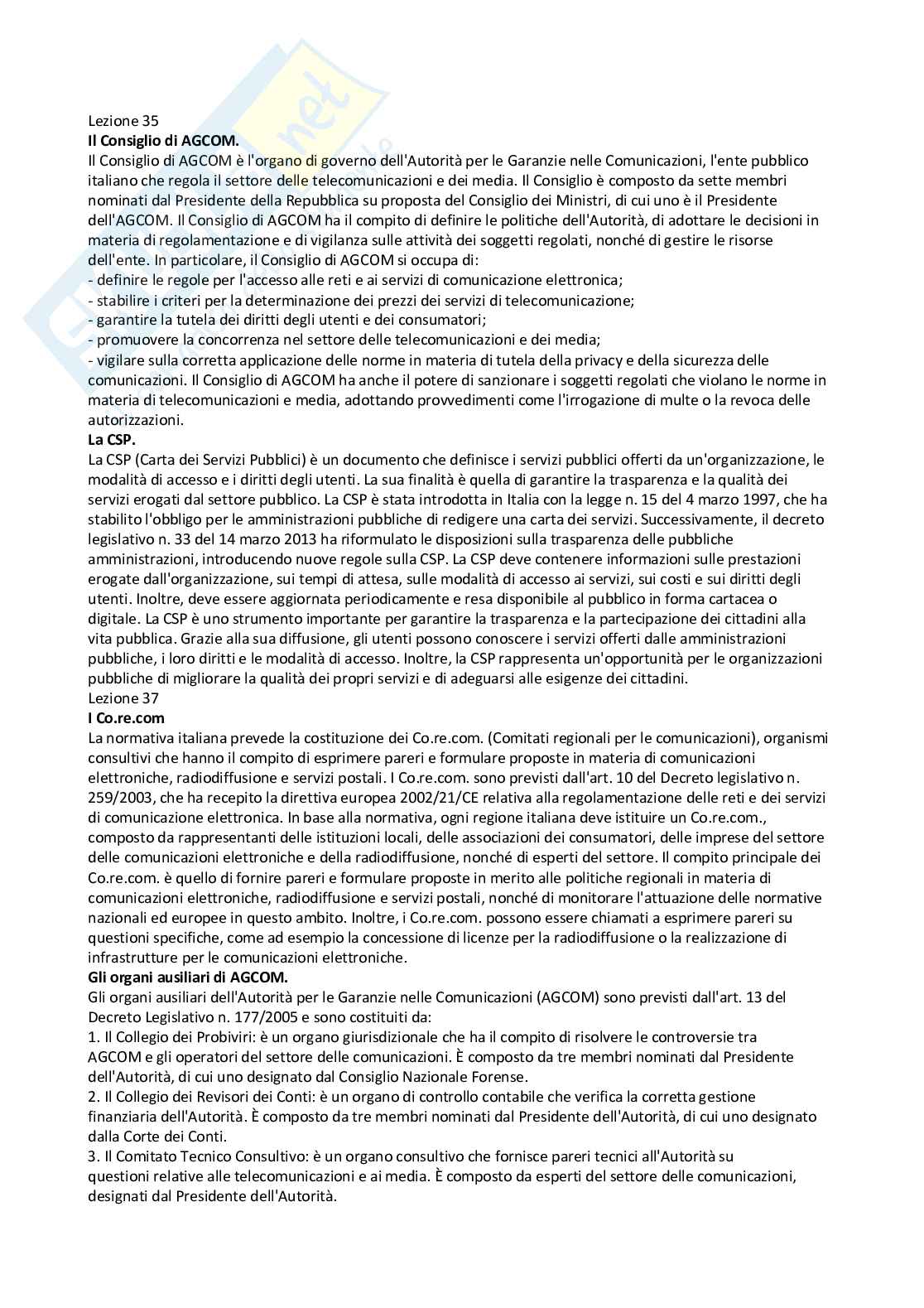 Paniere Diritto dell'informazione e della comunicazione - Risposte aperte - aggiornato (2025) Pag. 21