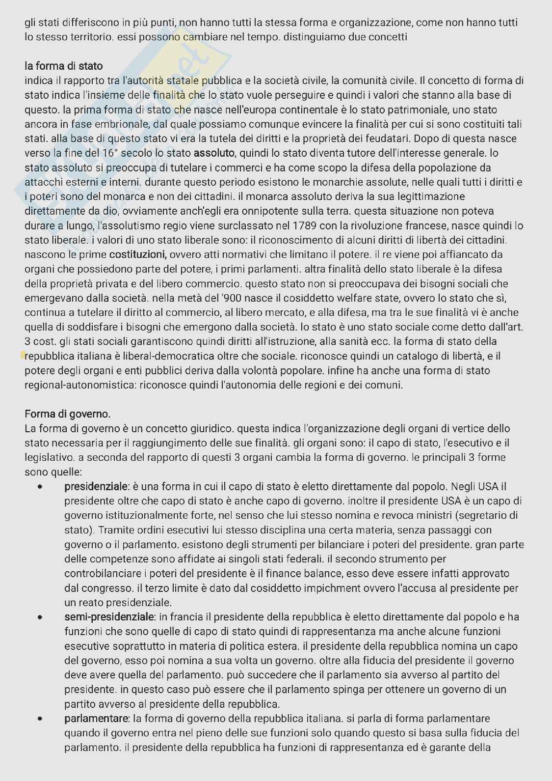 Diritto pubblico - 1° Parziale Pag. 6