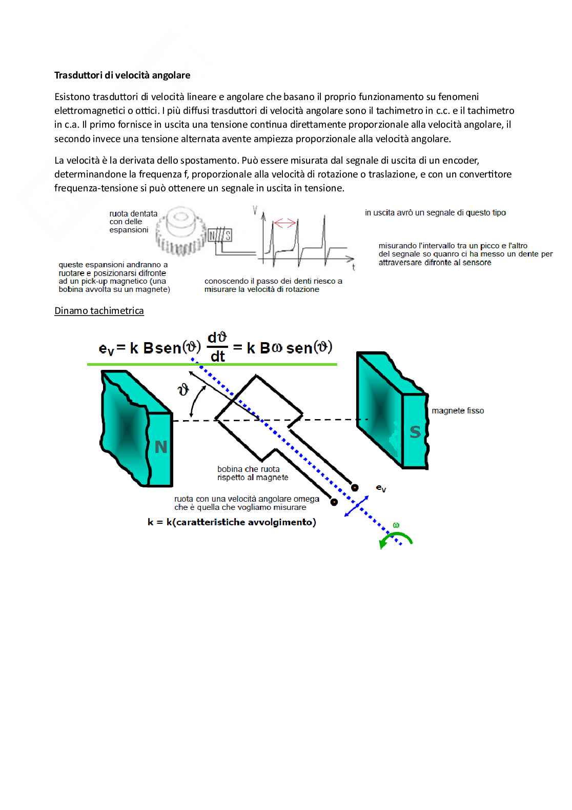 Domande aperte esame Sensori Pag. 1
