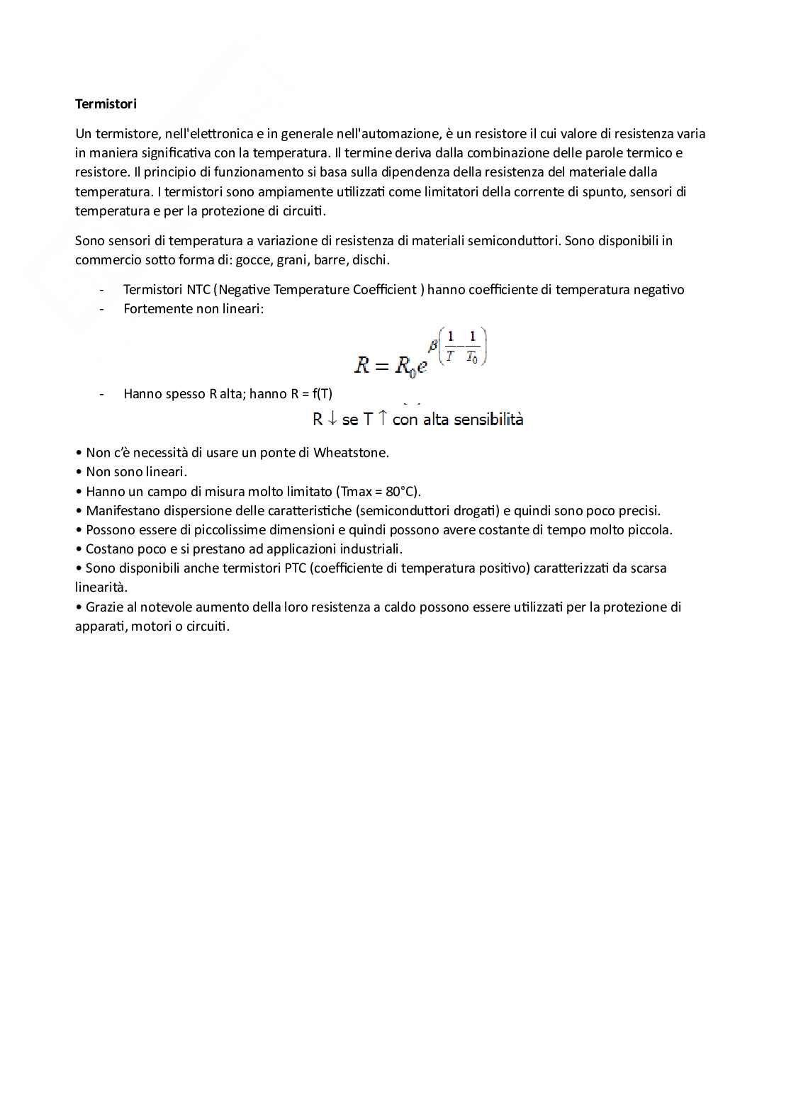 Domande aperte esame Sensori Pag. 16