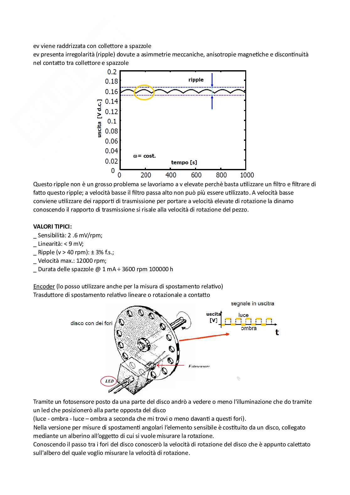 Domande aperte esame Sensori Pag. 2
