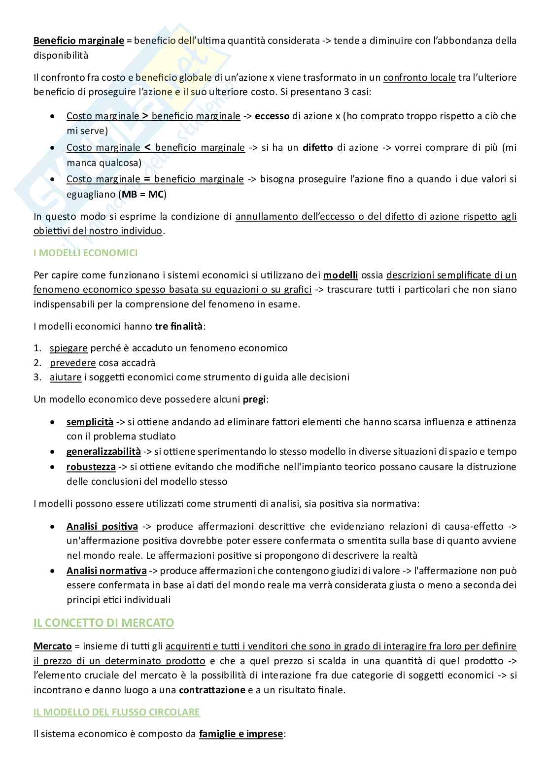 Appunti di Istituzioni di microeconomia Pag. 2
