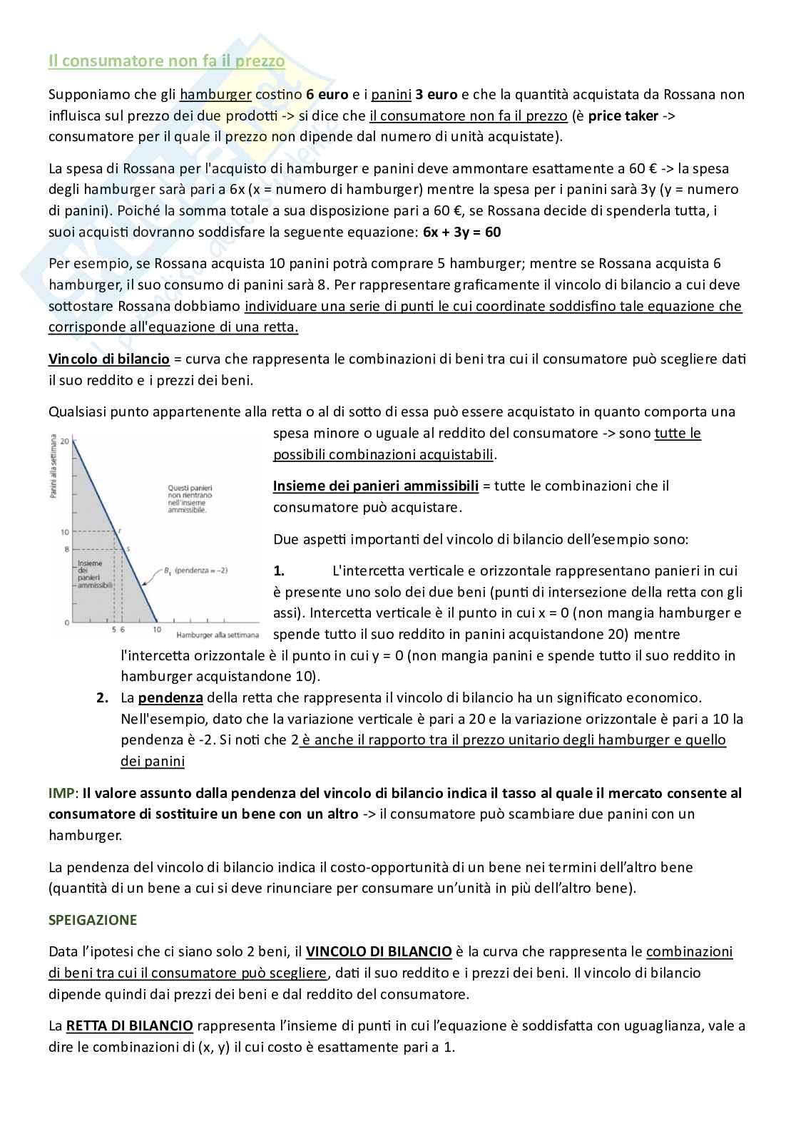 Appunti di Istituzioni di microeconomia Pag. 6