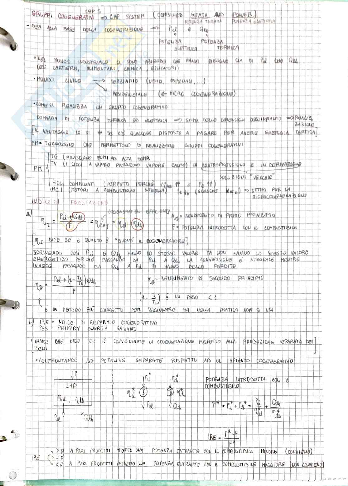 Sistemi cogenerativi Pag. 1