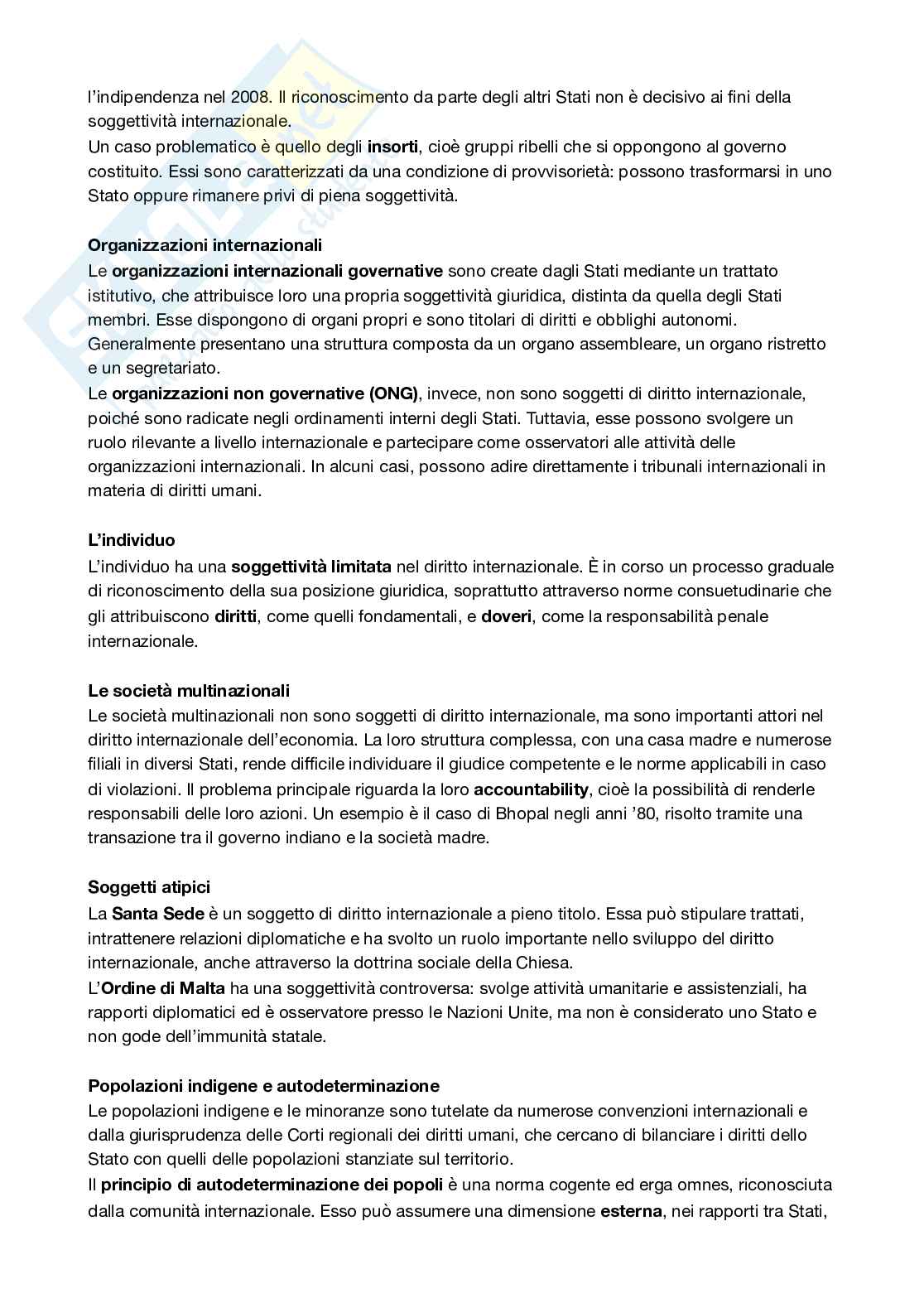Appunti Diritto internazionale  Pag. 2
