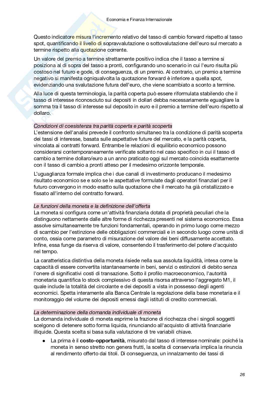 Riassunto esame Economia e finanza internazionale, Prof. Carbonari Lorenzo, libro consigliato Economia internazionale (Vol. 1 e 2), XII Edizione, Krugman, Obstfeld, Melitz Pag. 26