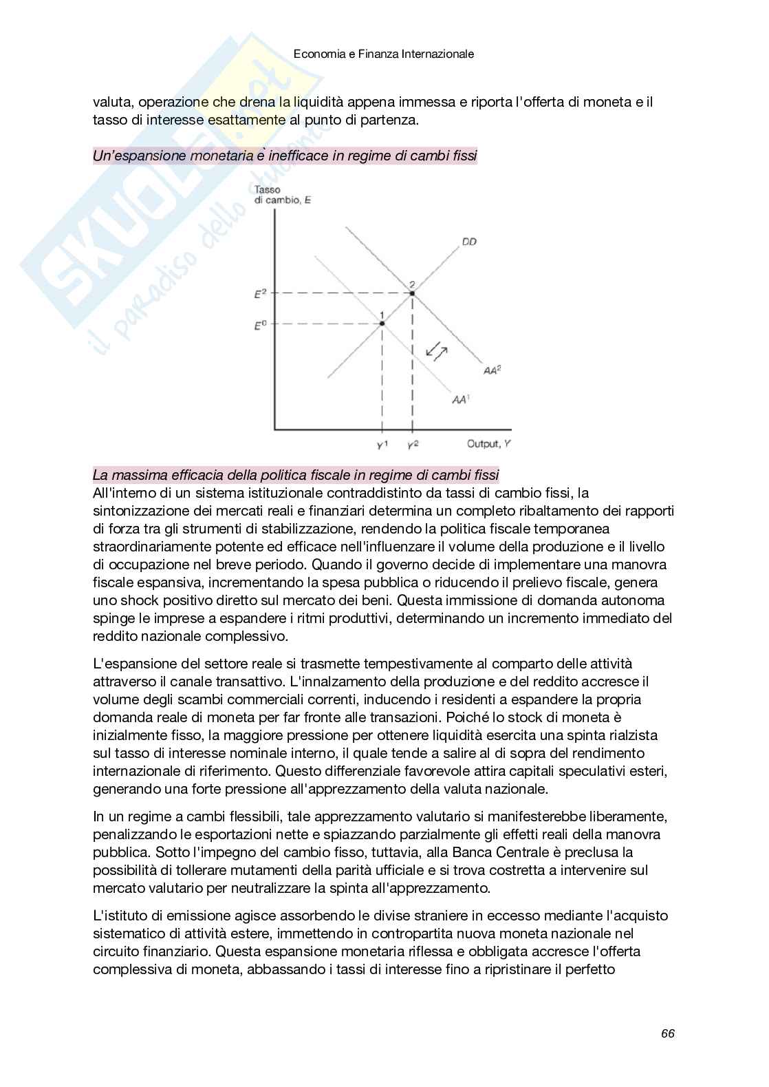 Riassunto esame Economia e finanza internazionale, Prof. Carbonari Lorenzo, libro consigliato Economia internazionale (Vol. 1 e 2), XII Edizione, Krugman, Obstfeld, Melitz Pag. 66